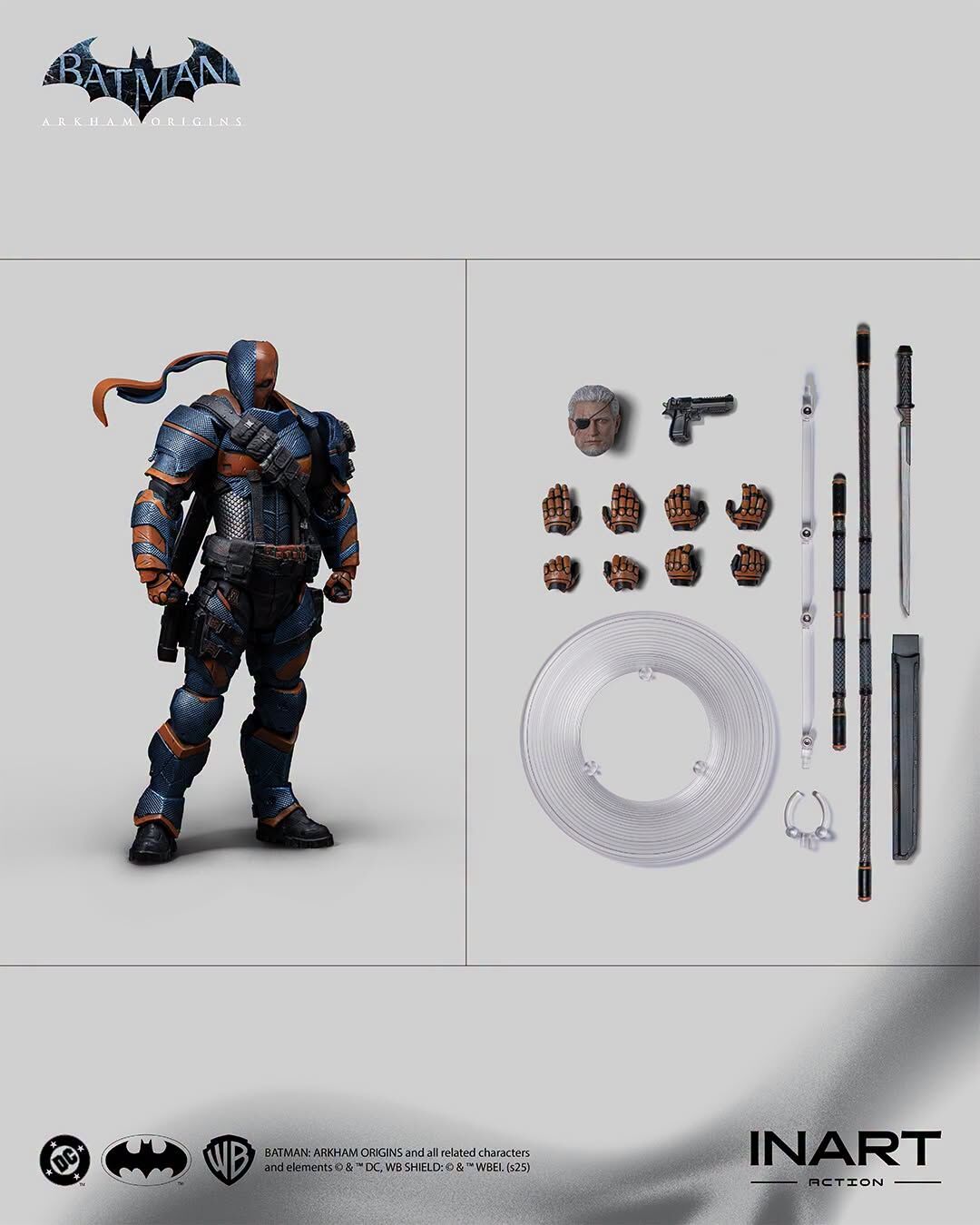 (預訂) INART Action -Batman: Arkham Origins – DeadStroke 喪鐘 可動人偶