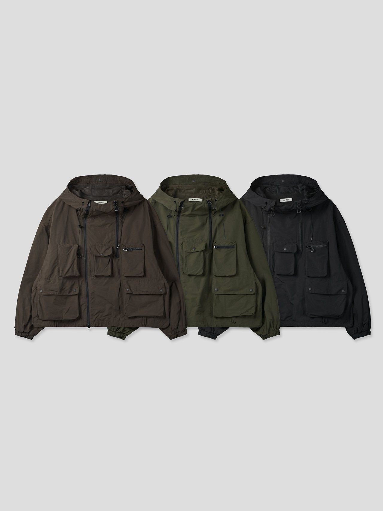 淨色連帽拉鍊外套 SPECTOR-148JK