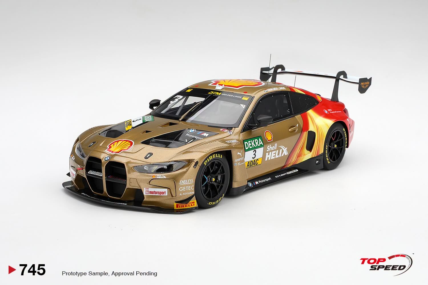 預訂 (訂金$300) (預訂價$1439) :1/18 TOP SPEED BMW M4 GT3 EVO #3 Schubert Motorsport  2026 DTM Zanvoort Race 2 Winner (TS0745)