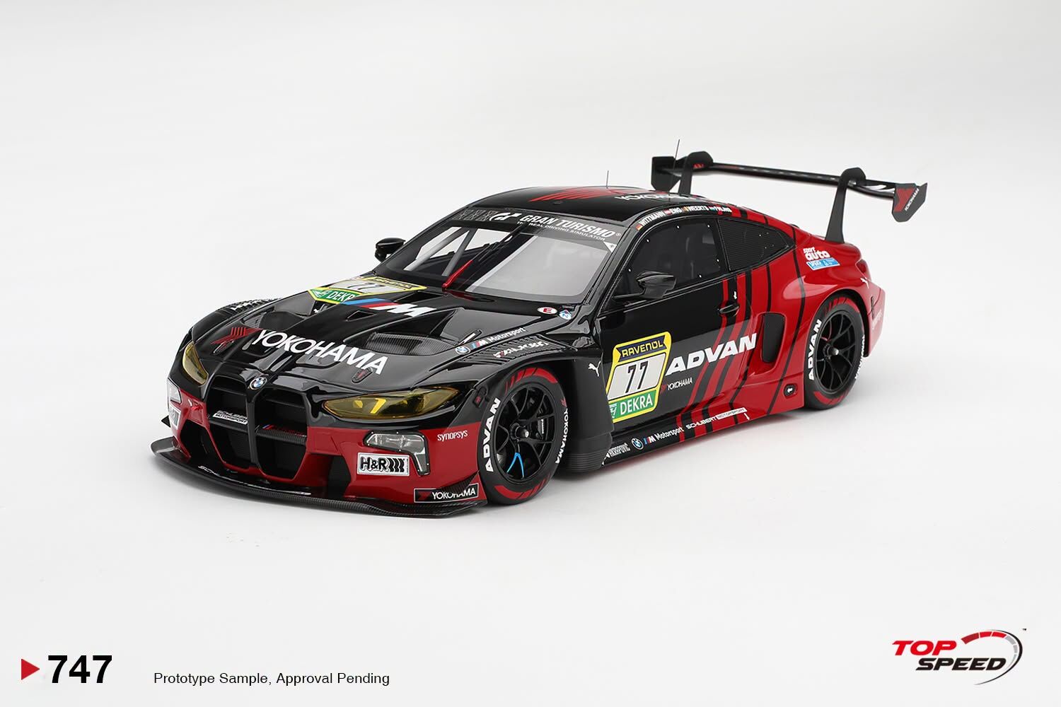 預訂 (訂金$300) (預訂價$1439) :1/18 TOP SPEED BMW M4 GT3 EVO #77 Schubert Motorsport  2026 ADAC Nurburgring 24 hrs (TS0747)