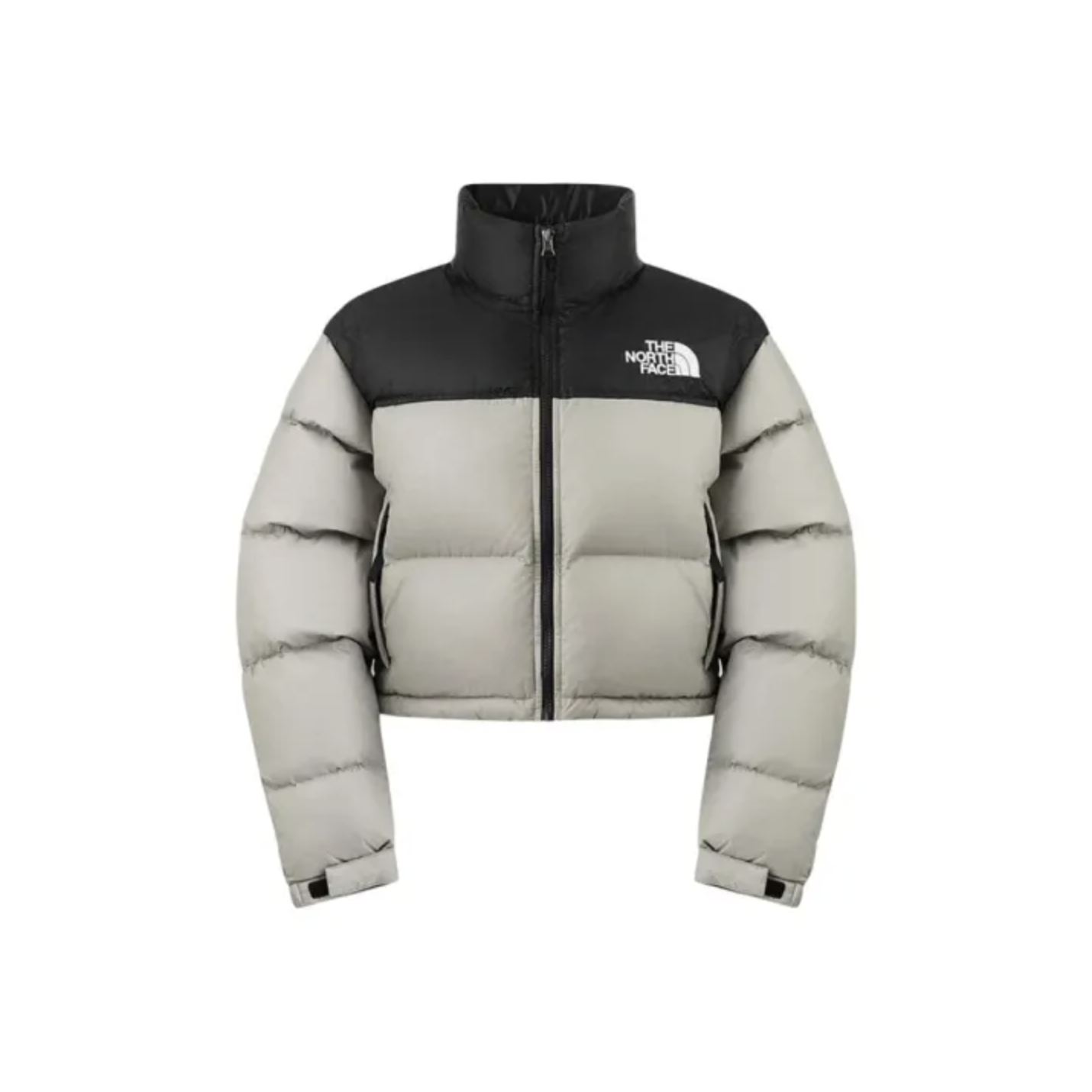 -(E1)-THE NORTH FACE TNF W NUPTSE SHORT JACKET 北臉 女版 短版 羽絨外套  -NF0A8KY7 灰色(BI4)
