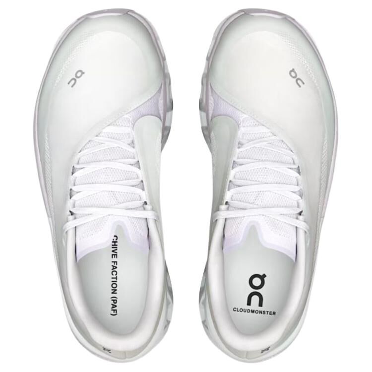【代購】On x POST ARCHIVE FACTION PAF Cloudmonster 2 Breathable Low top Casual Running Shoes Women's White 3WE10351955