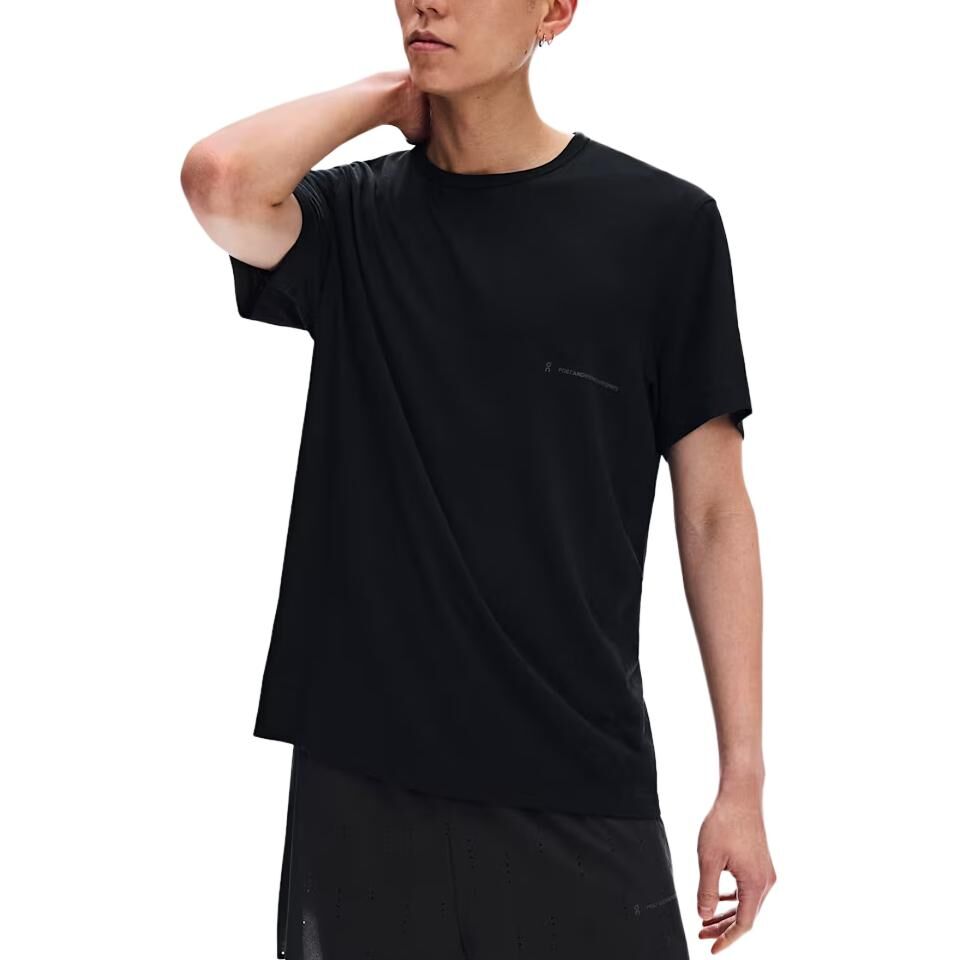 【代購】On X POST ARCHIVE FACTION PAF T Shirts Unisex Black Crew Neck Moderate 1UG10080553