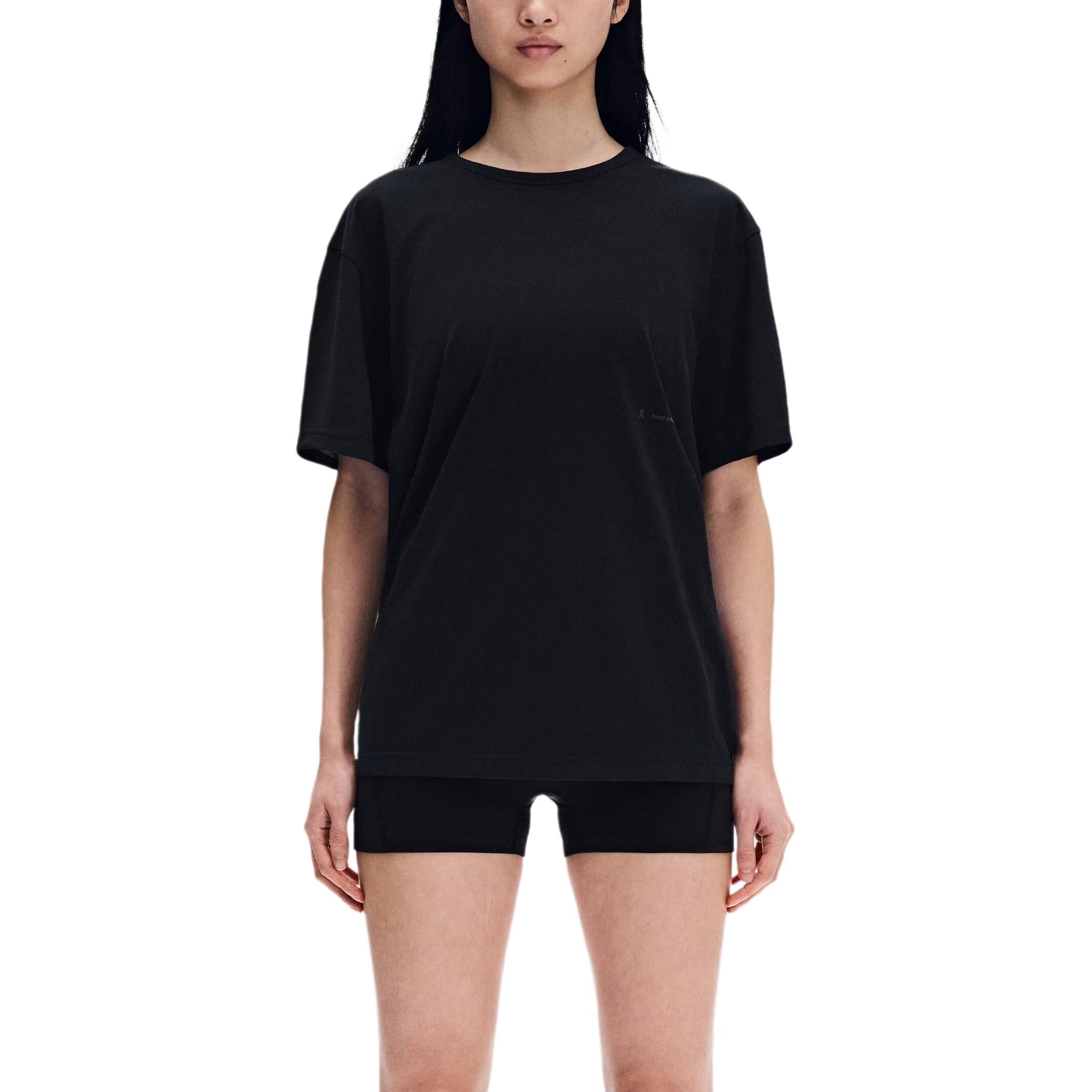 【代購】On X POST ARCHIVE FACTION PAF T Shirts Unisex Black Crew Neck Moderate 1UG10080553