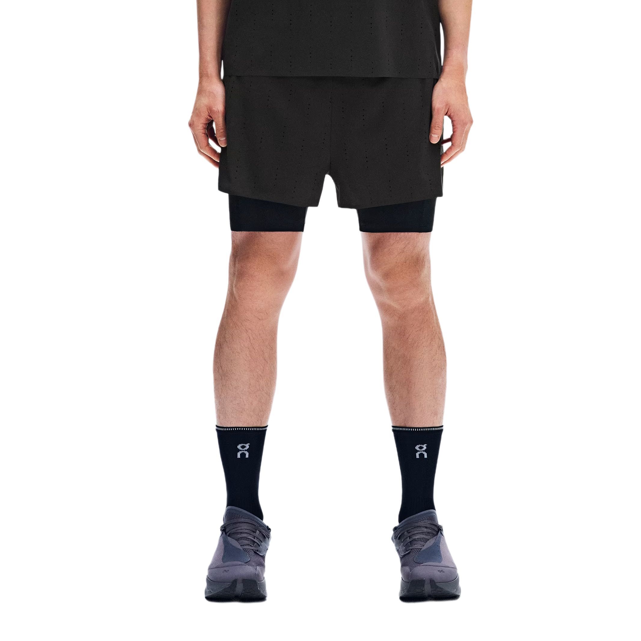 【代購】On X POST ARCHIVE FACTION PAF Zero Casual Shorts Unisex Black 1MG11054785