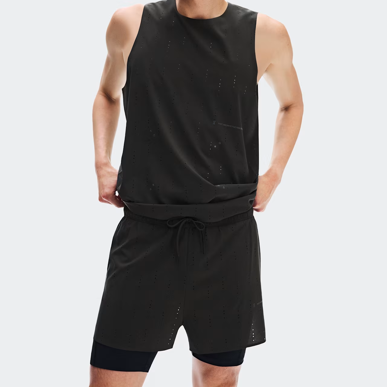 【代購】On X POST ARCHIVE FACTION PAF Zero Casual Shorts Unisex Black 1MG11054785