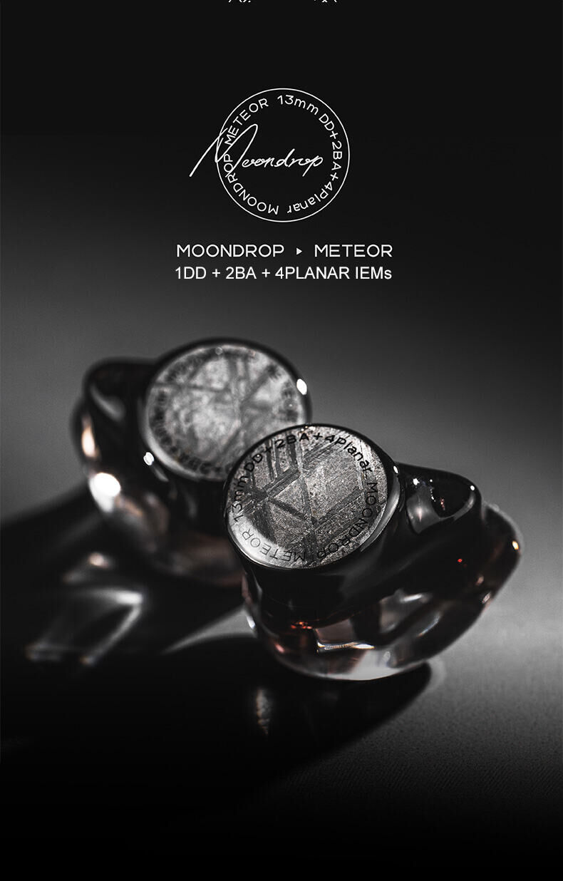 MOONDROP METEOR 1DD + 2BA + 4Planar In-Ear Monitor