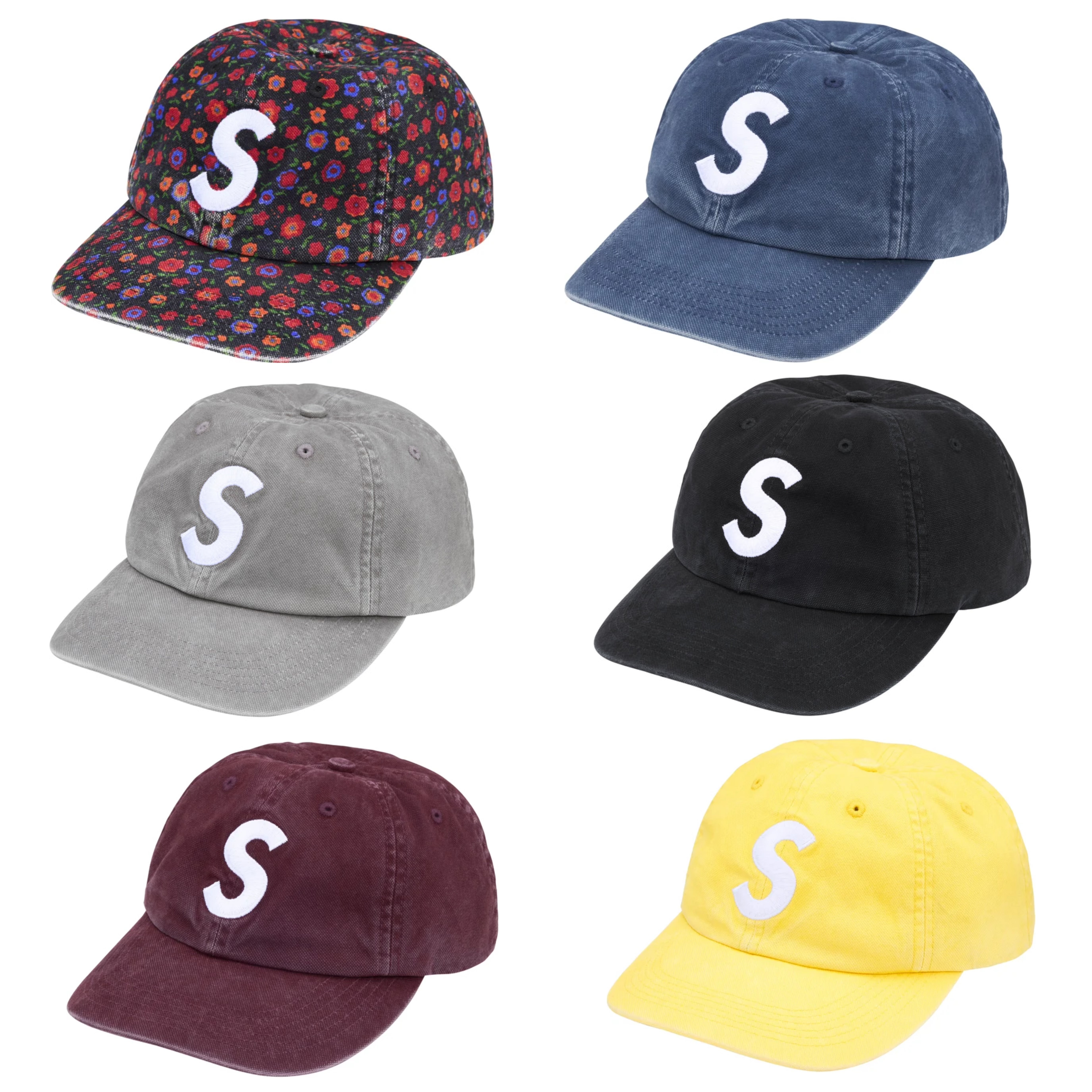 預購┃Supreme 26FW Washed Canvas S Logo 6-Panel 水洗 帆布 老帽