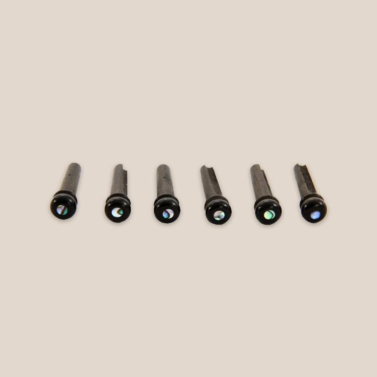 TAYLOR TLOP-7251黑檀木圓貝 吉他弦釘 一組6入