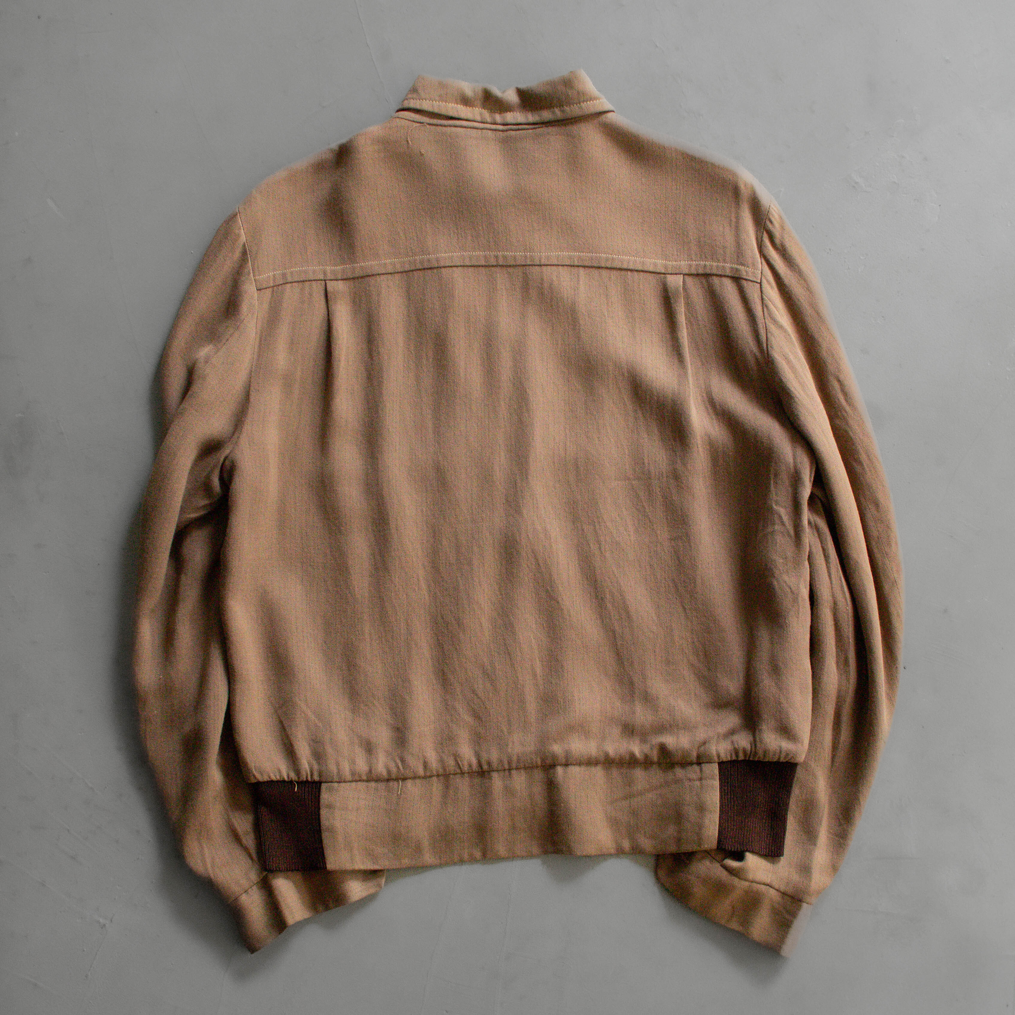 50-60S RAYON FLECK RICKY JACKET 美國製 卡其 斑點 嫘縈 夾克 外套