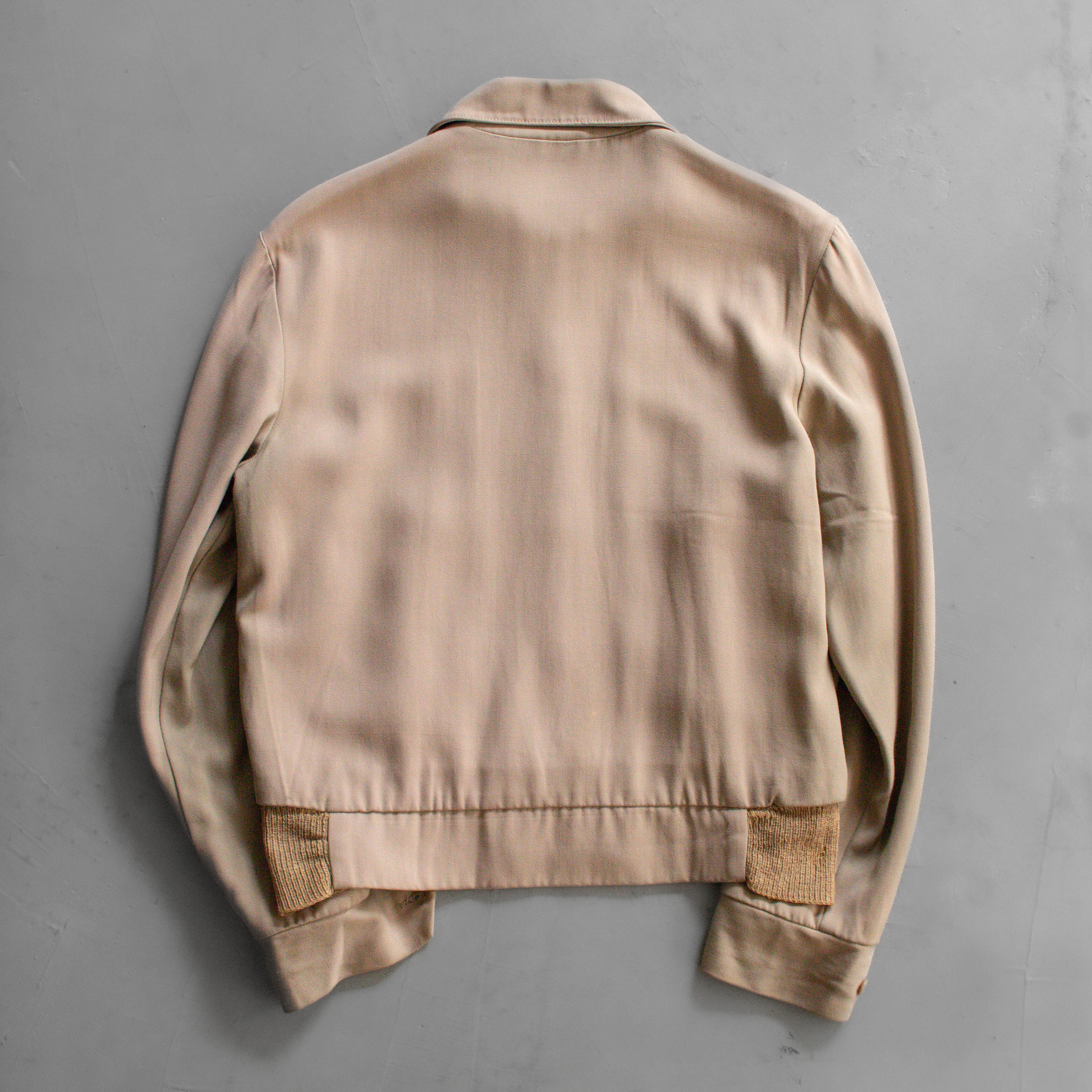 50S RAYON RICKY JACKET 美國製 淺卡其 嫘縈 夾克 外套