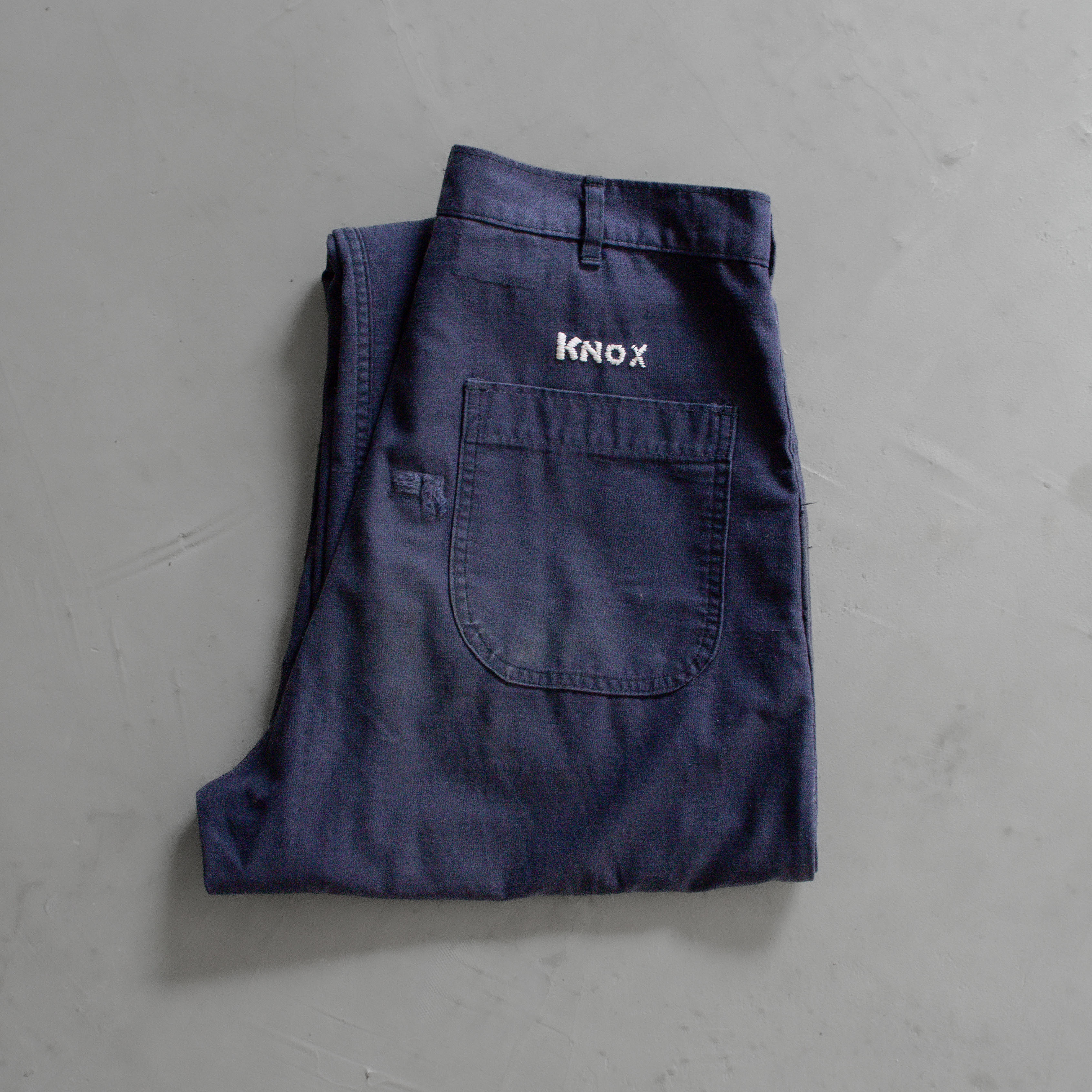 70S US NAVY UTILITY PANTS 美國 海軍 深藍 工作 軍褲