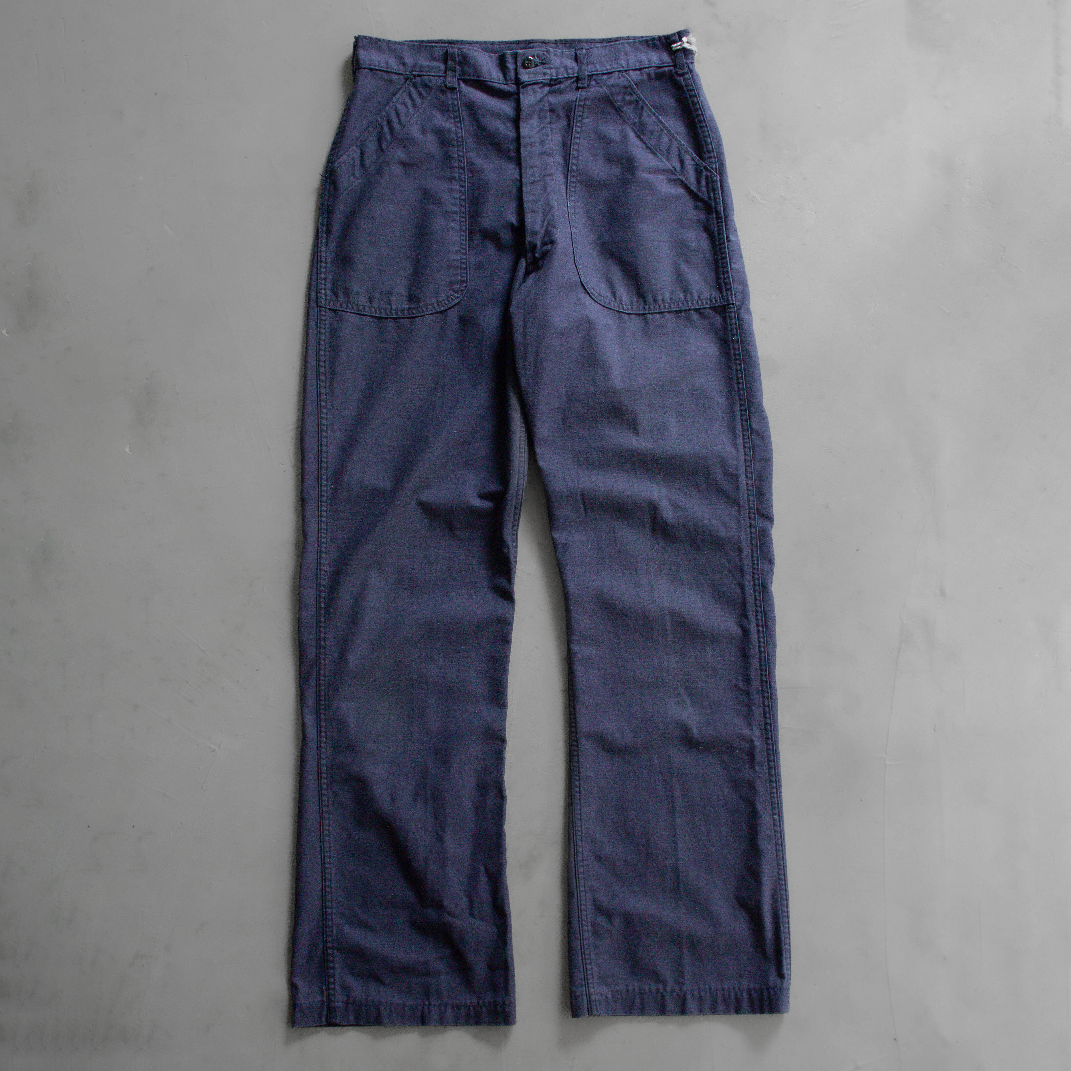 70S US NAVY UTILITY PANTS 美國 海軍 深藍 工作 軍褲