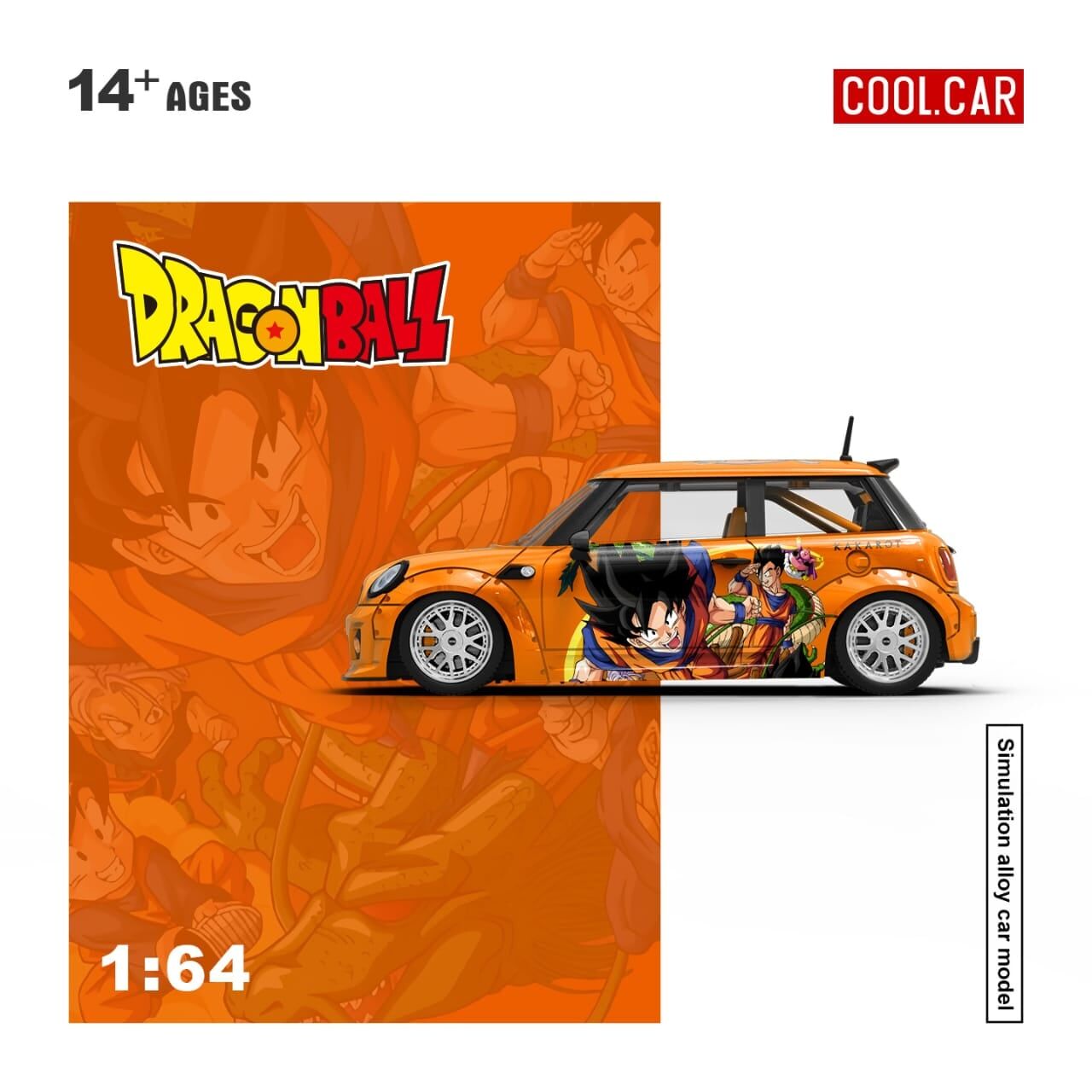 預訂:1/64 Cool Car Mini Cooper Dragon Ball (CC643649 )