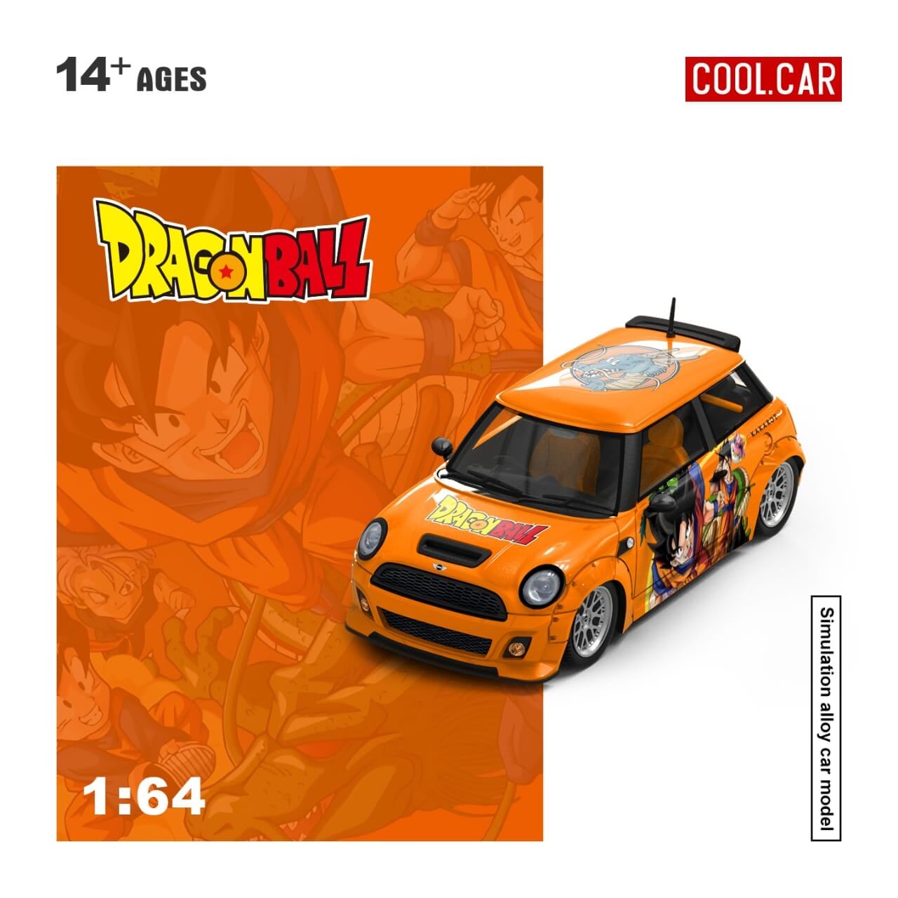 預訂:1/64 Cool Car Mini Cooper Dragon Ball (CC643649 )