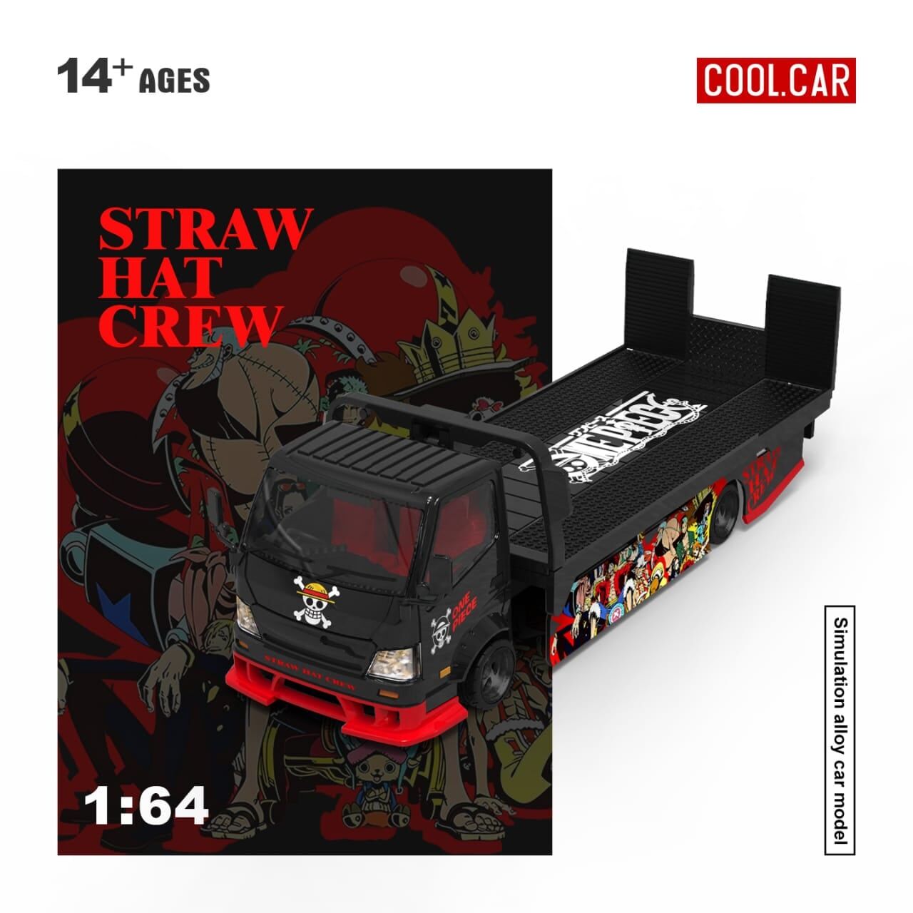 預訂:1/64 Cool Car Hino 300 Tow Truck One Piece (CC647258 )