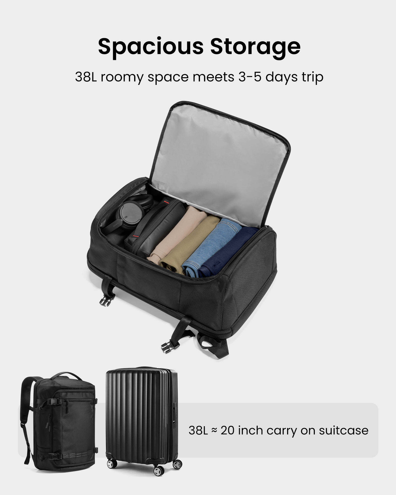 tomtoc Navigator-T67 38L 旅行後背包| buyfriendly