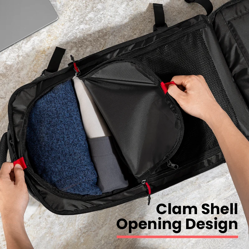 Clam Shell Opening Design
