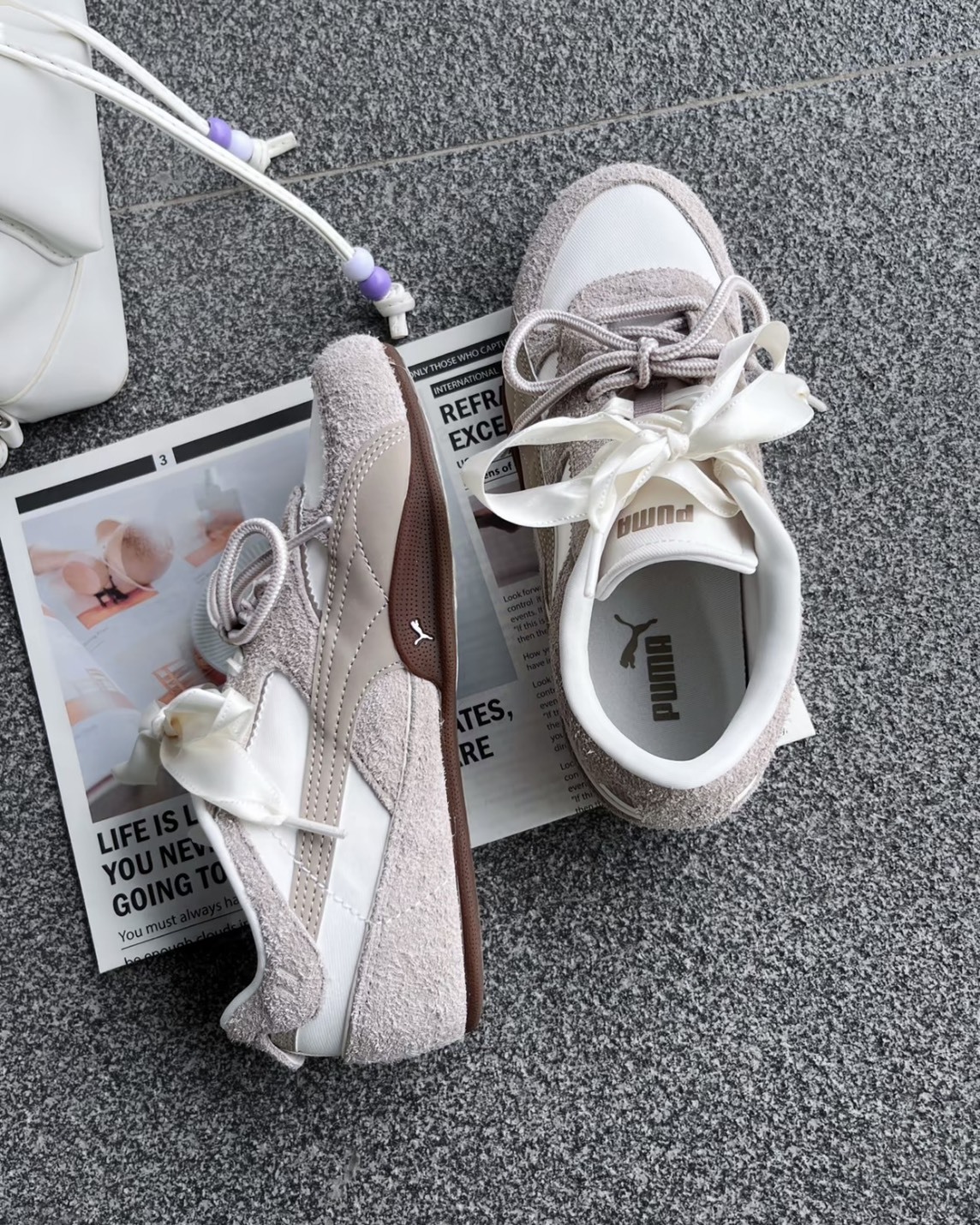 PUMA SPEEDCAT BLOOM 奶茶 奶油白 麂皮拼接 薄底鞋 復古 德訓鞋  女鞋 407667-06
