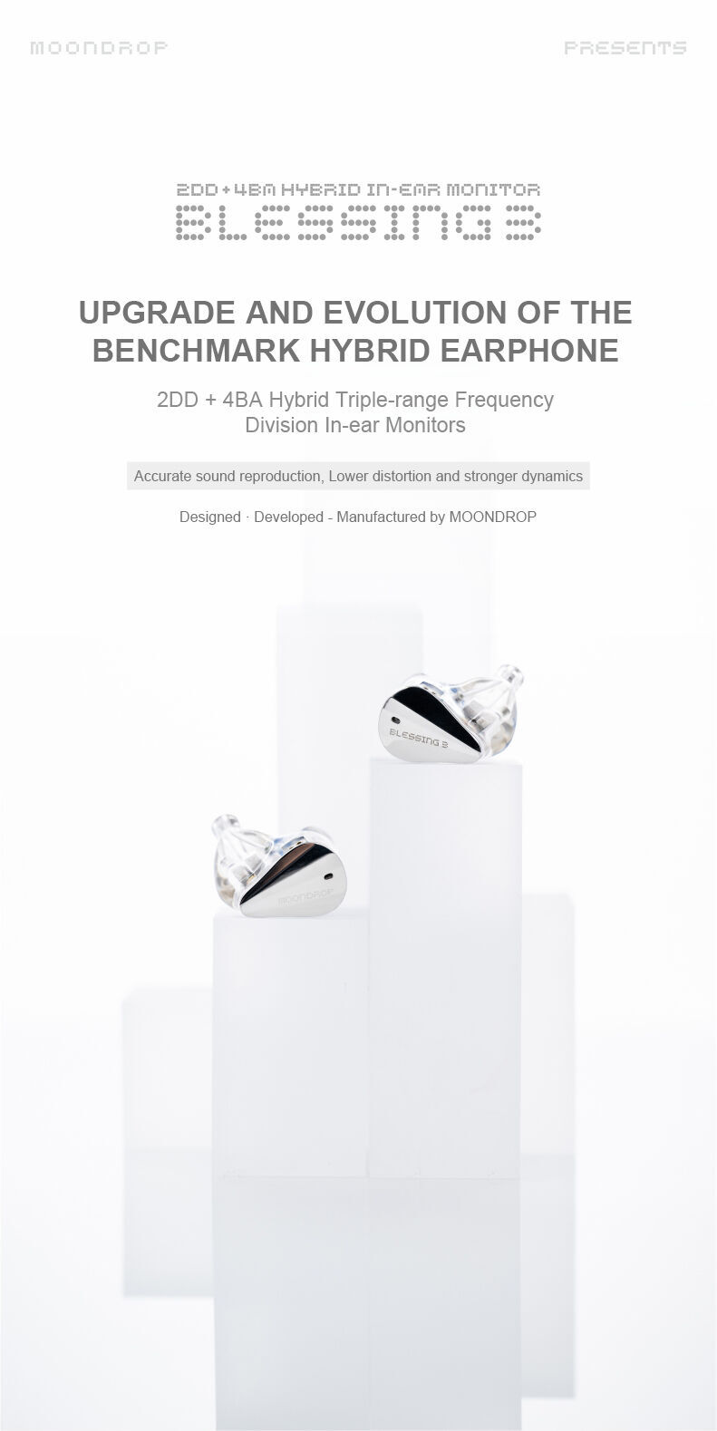 MOONDROP BLESSING3 2DD+4BA In-Ear Monitor