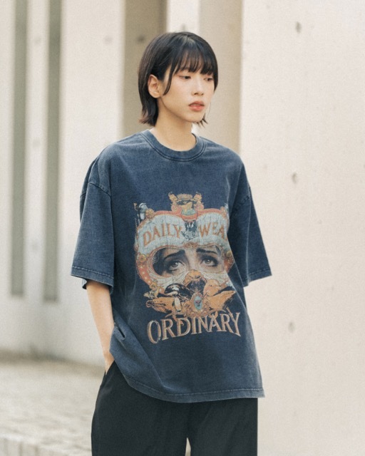 Ordinary 水洗復古樂團Tee