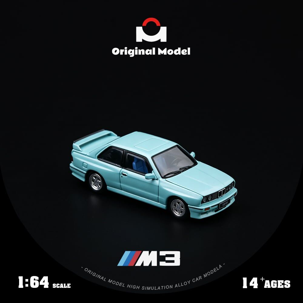 預訂:1/64 Original Model BMW M3 E30 Mint Green (OM647810 )
