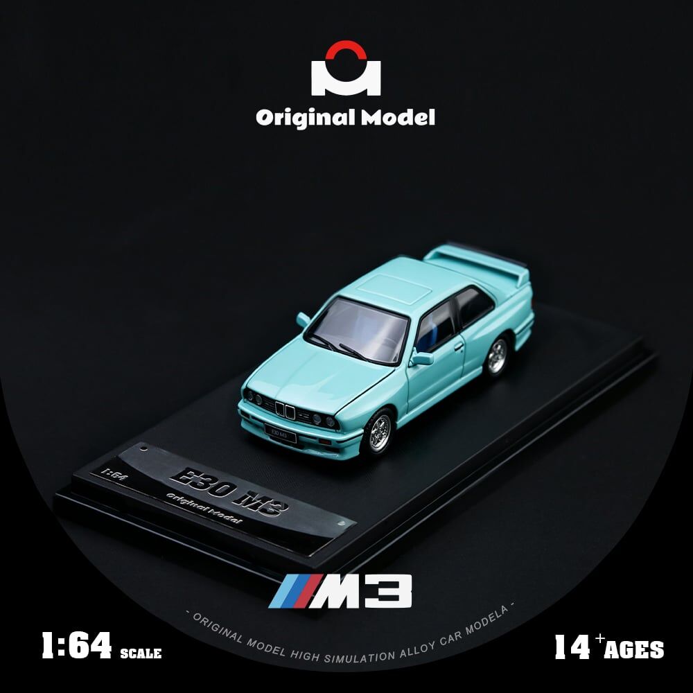 預訂:1/64 Original Model BMW M3 E30 Mint Green (OM647810 )