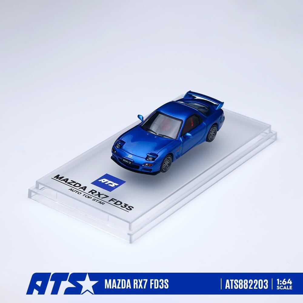 預訂:1/64 ATS Models Mazda RX-7 FD3S Metallic Blue (ATS882203 )