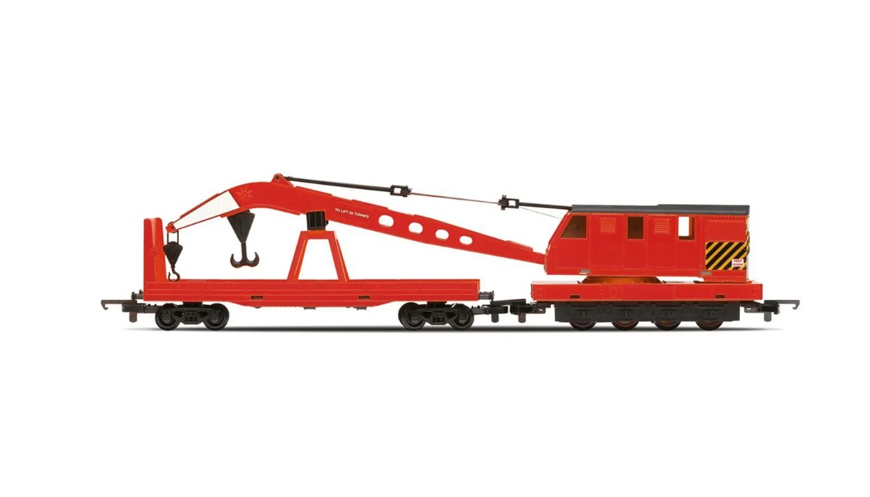 Hornby R6881 OO scale RailRoad Breakdown Crane - Era 5