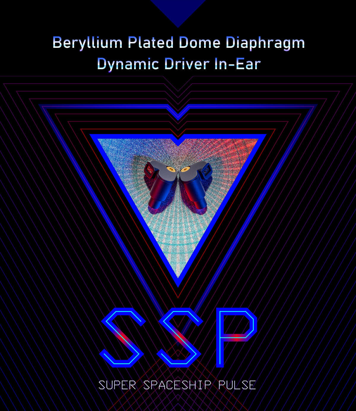 MOONDROP SSP Super Spaceship Pulse In-ear Monitors
