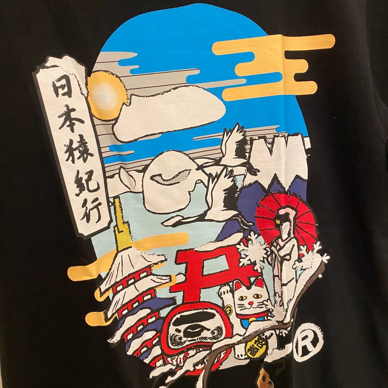 BAPE 日本限定 浮世繪祭典 大猿人頭短 T