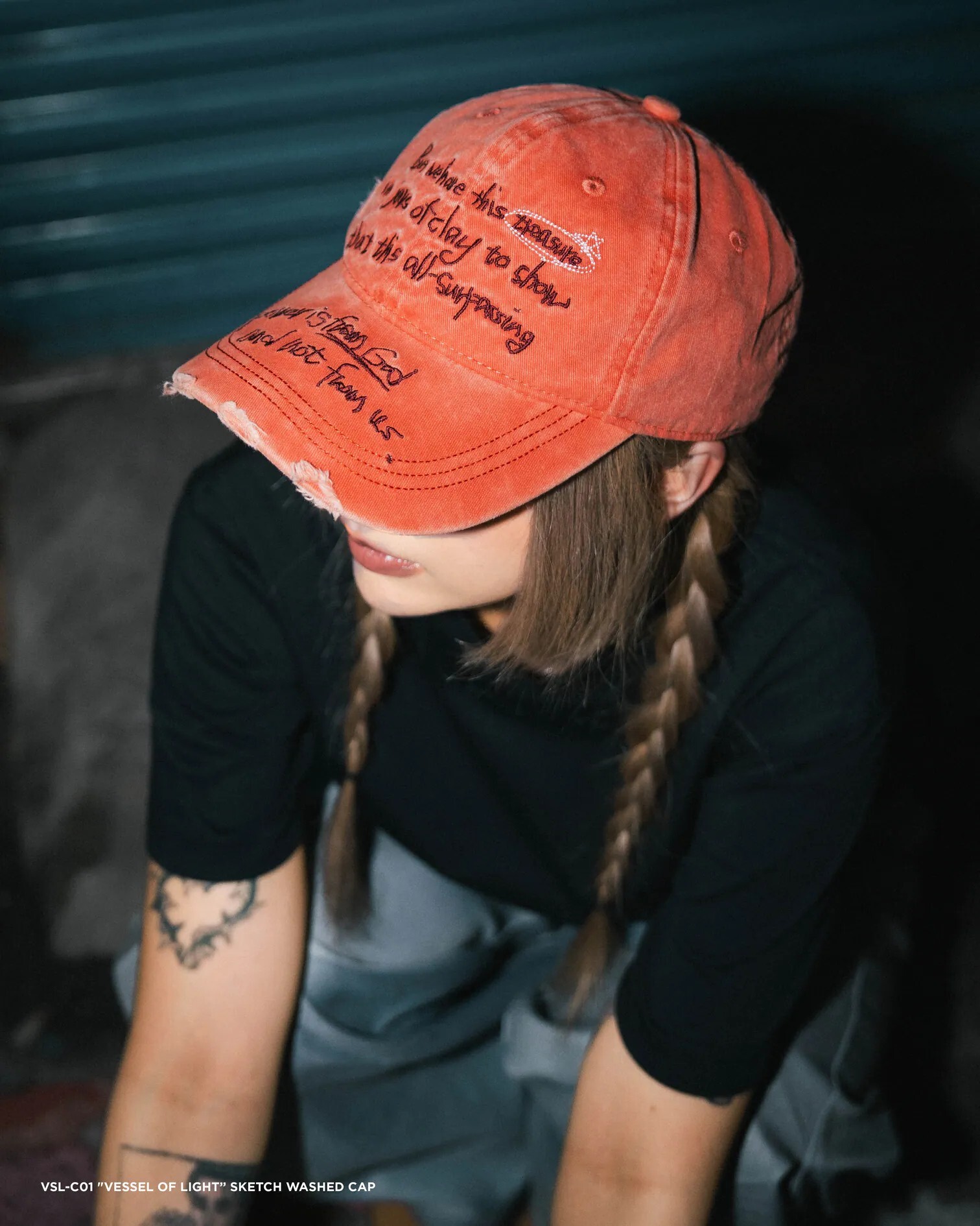 APOSTLE VSL-C01 Vessel of Light” Sketch Washed Cap