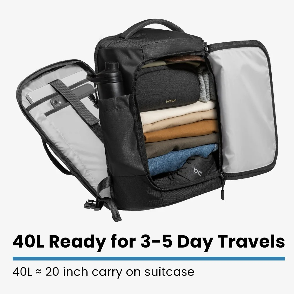 40L Ready for 3-5 Day Travels