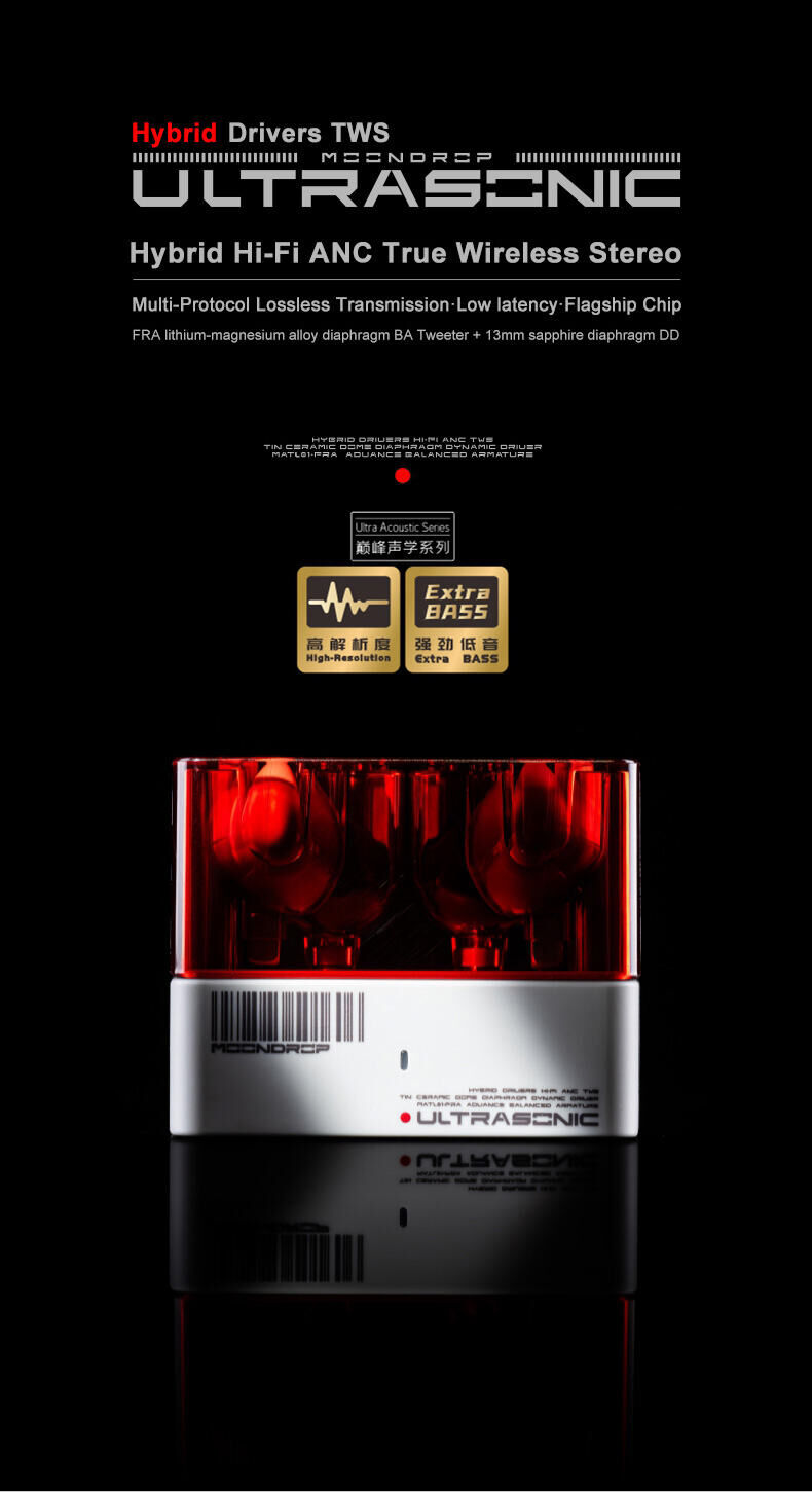 MOONDROP ULTRASONIC True Wireless Stereo (Hybrid Drivers)