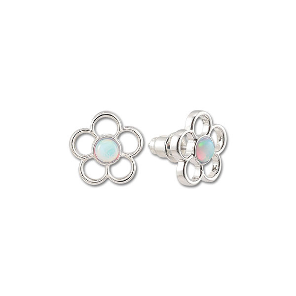 MARY QUANT / Sky-colored epoxy earrings