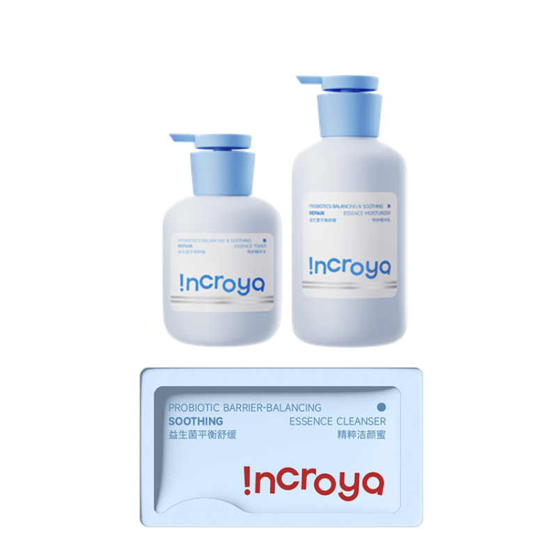 MAK-BBG0905-036 INCROYA益生菌平衡舒緩特護 精華水300ml+精華乳正裝470ml  (送 潔顏蜜2.5ml*5)(A36)