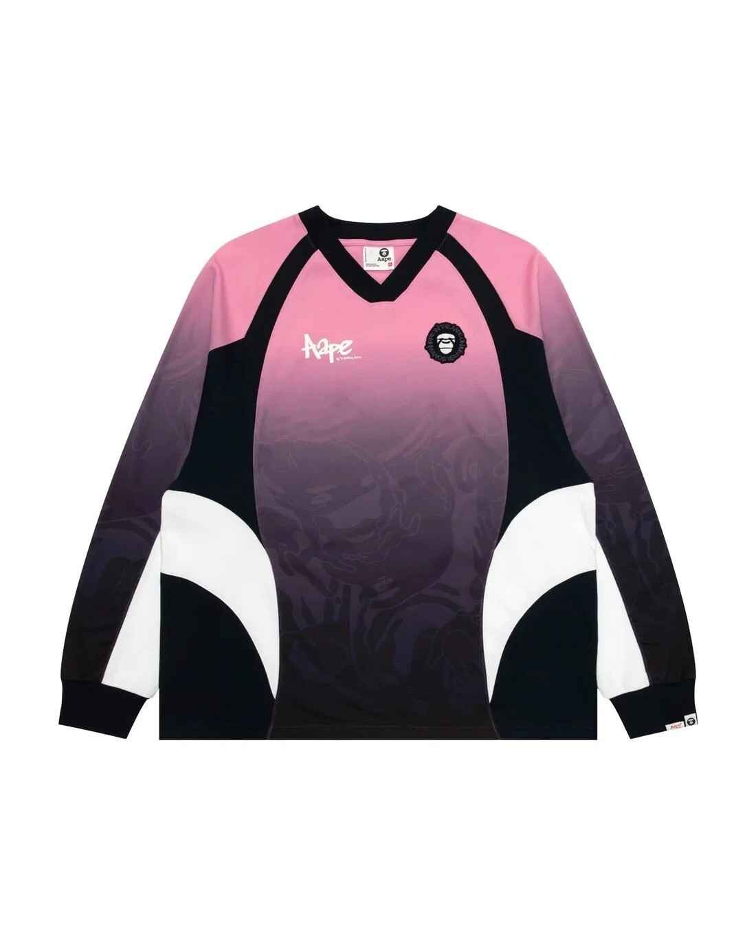 『預購』AAPE ·漸層迷彩長袖(黑/粉)