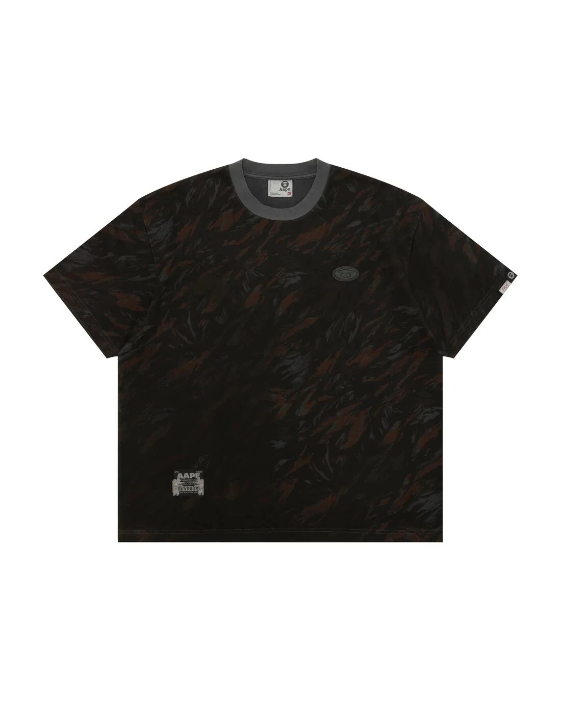 『預購』AAPE ·水洗做舊迷彩短袖(黑綠)