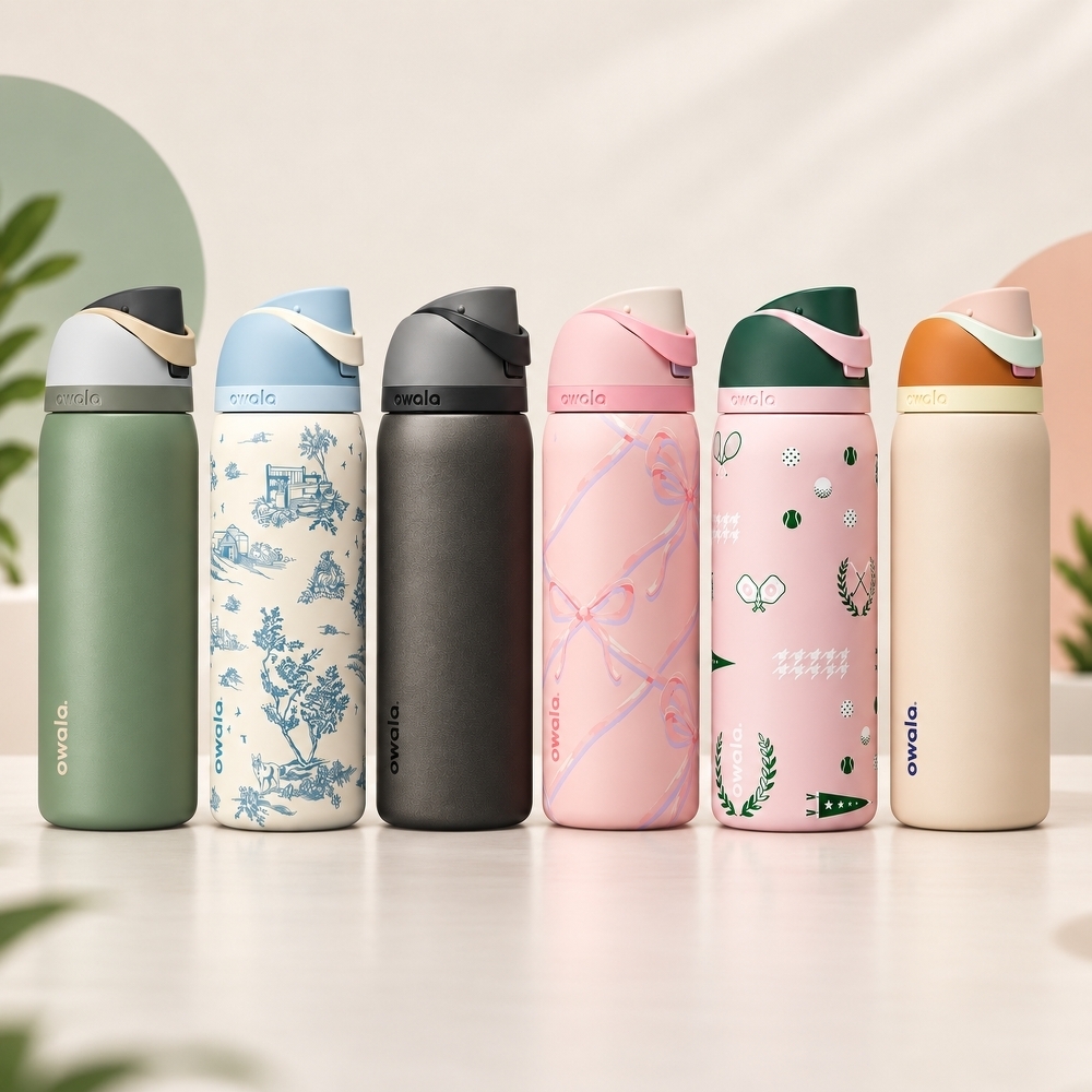 Owala FreeSip® 水壺 防漏 吸管 保冷杯 32oz 不鏽鋼