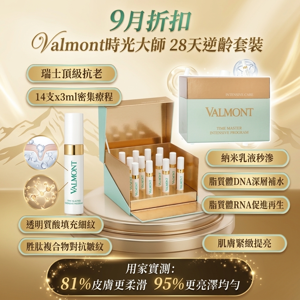 Valmont 時光大師密集護理套裝