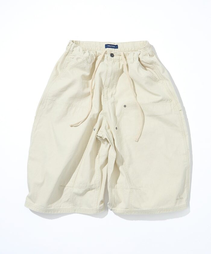 『代購商品』2026AW NAUTICA double knee painter shorts 寬版 抽繩 畫家 短褲 1044207500186