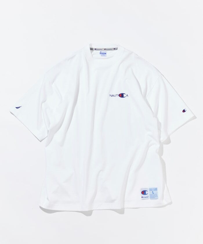『代購商品』2026AW Champion × NAUTICA embroidered heavyweight T-shirt 聯名 冠軍 刺繡 短T 1027207500202