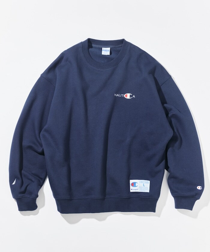 『代購商品』2026AW Champion × NAUTICA embroidered sweatshirt 聯名 冠軍 刺繡 大學T 長T 1023207500612