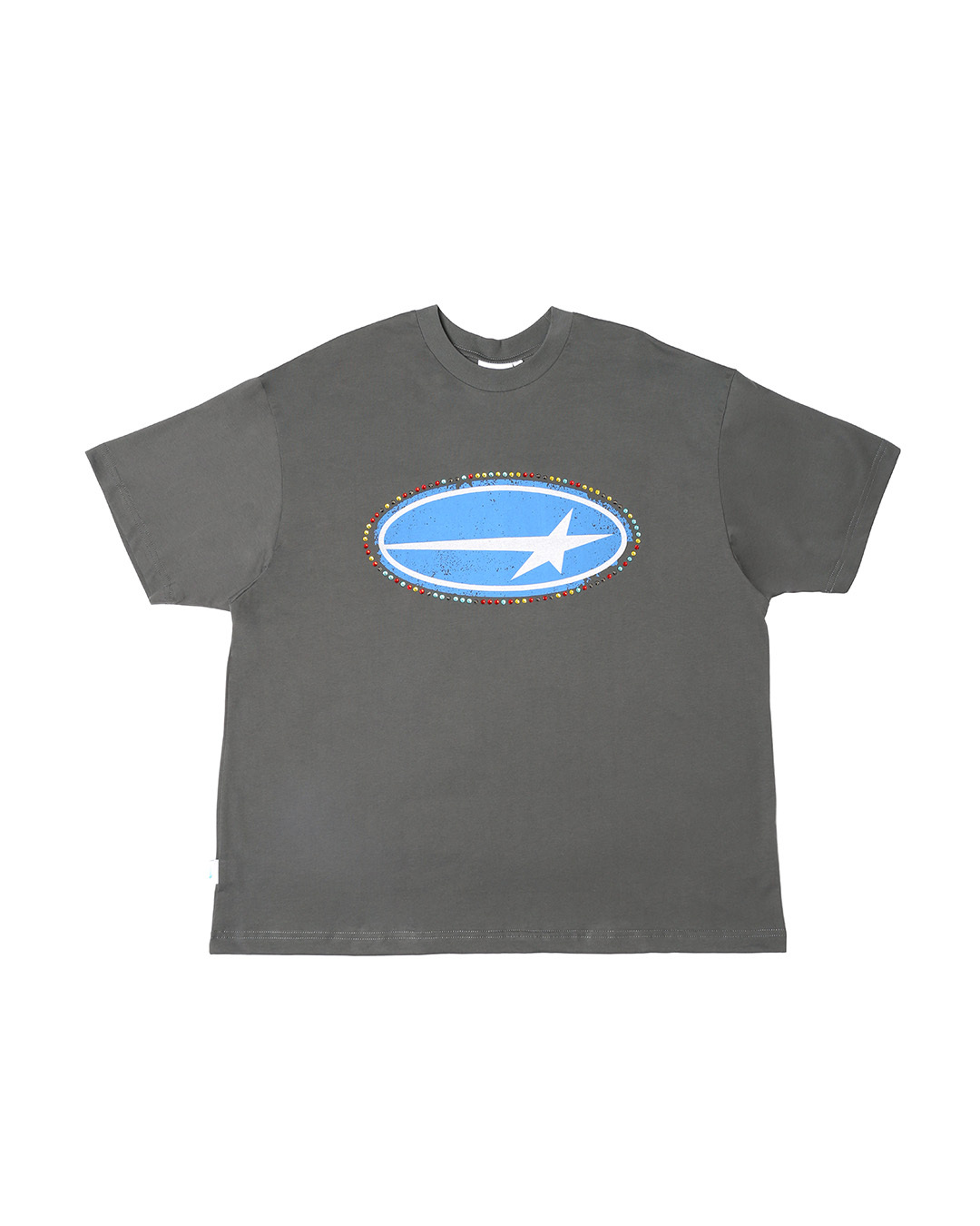 MTA｜Gem Boxy T-Shirt (Dark Gray)
