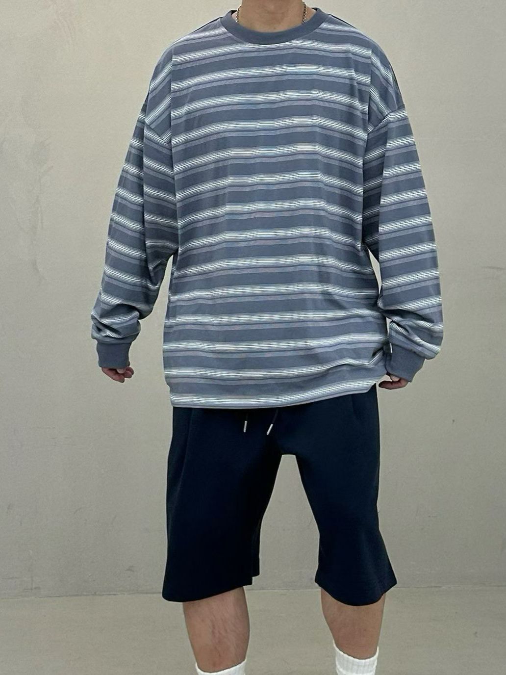 橫間長袖衫 PURE-213T