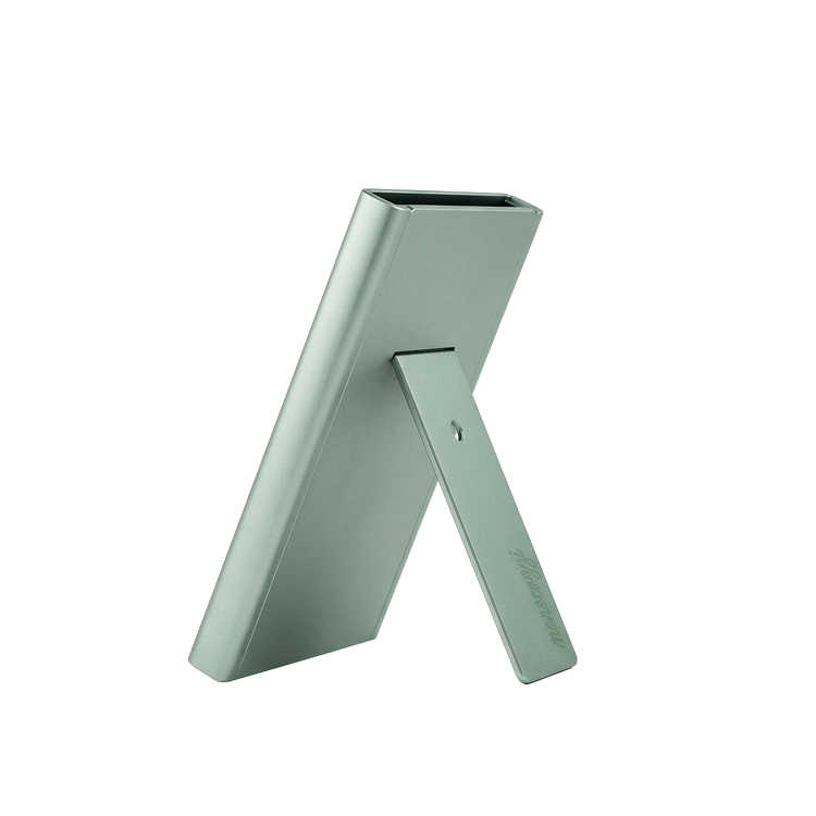 ESSENTIALS | Magnetic Metal Card Protector Stand for iPhone - Ash Grey