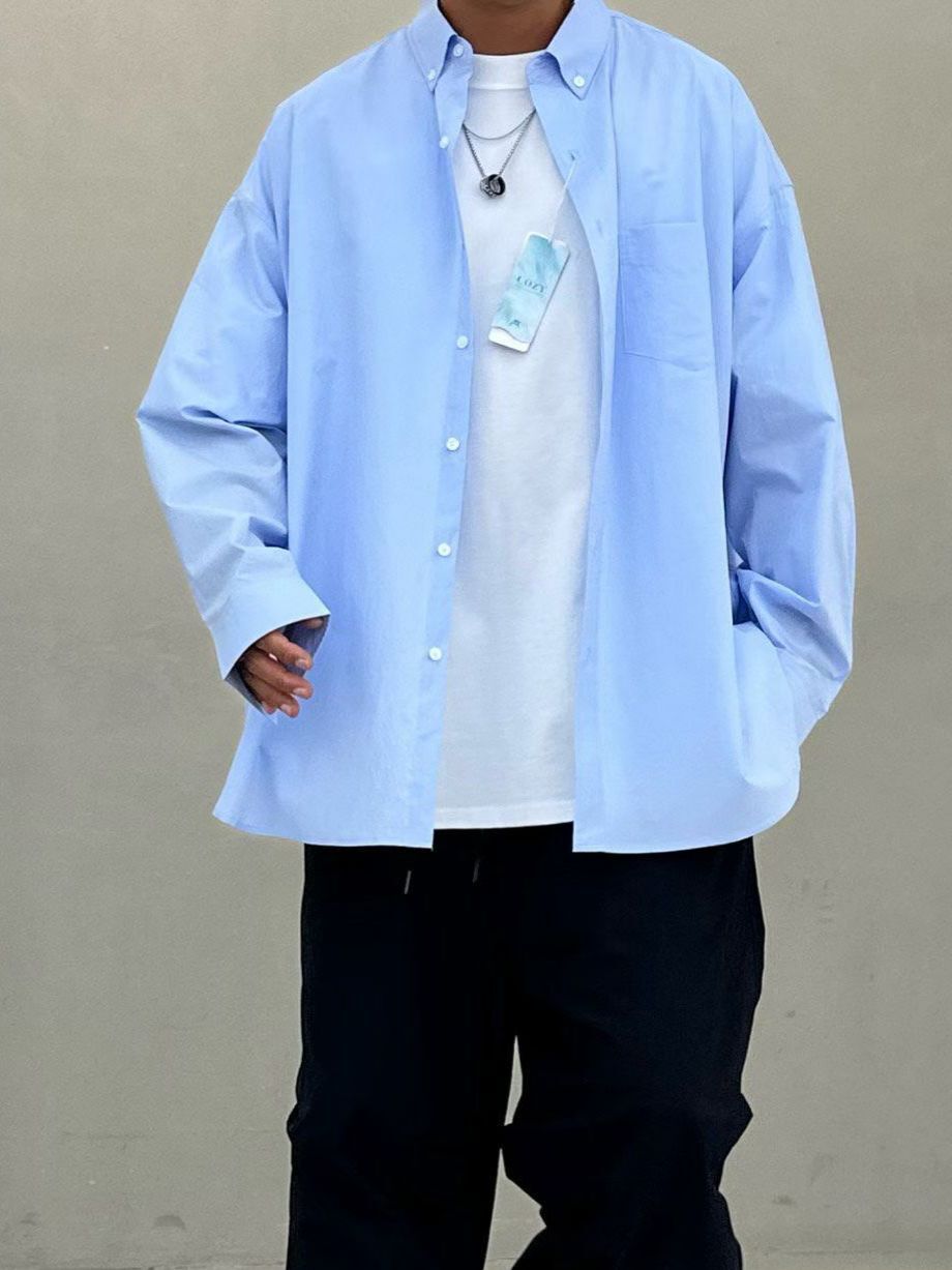淨色長袖恤衫 PURE-214S