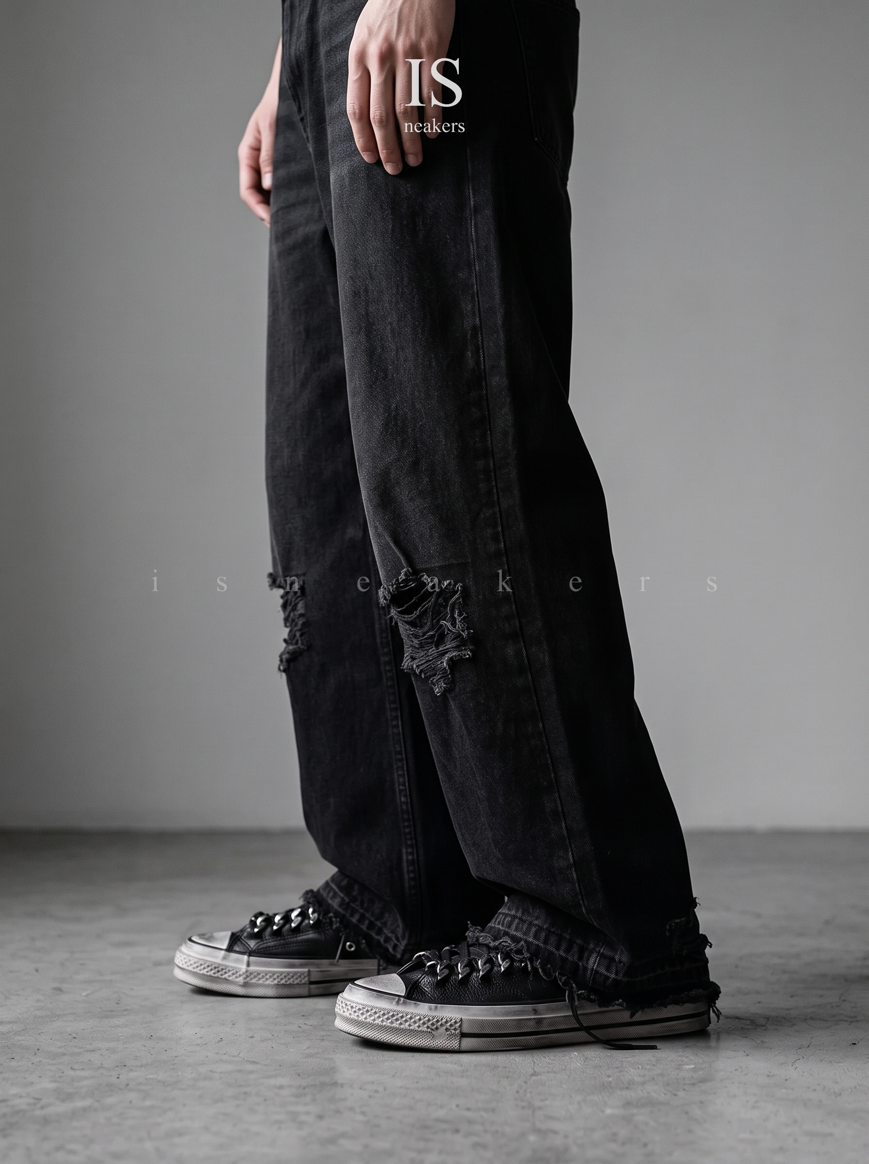 iSNEAKERS｜Converse Chuck 70x "Leather Black" 皮革黑 古巴鍊 A24240C
