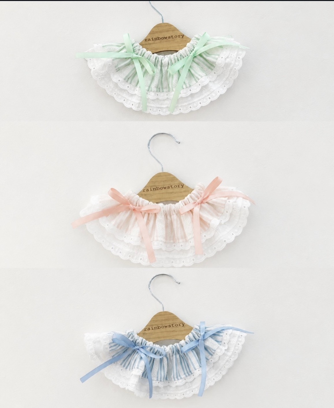 【ℕ𝔼𝕎】蕾絲糖霜領巾┃共三款