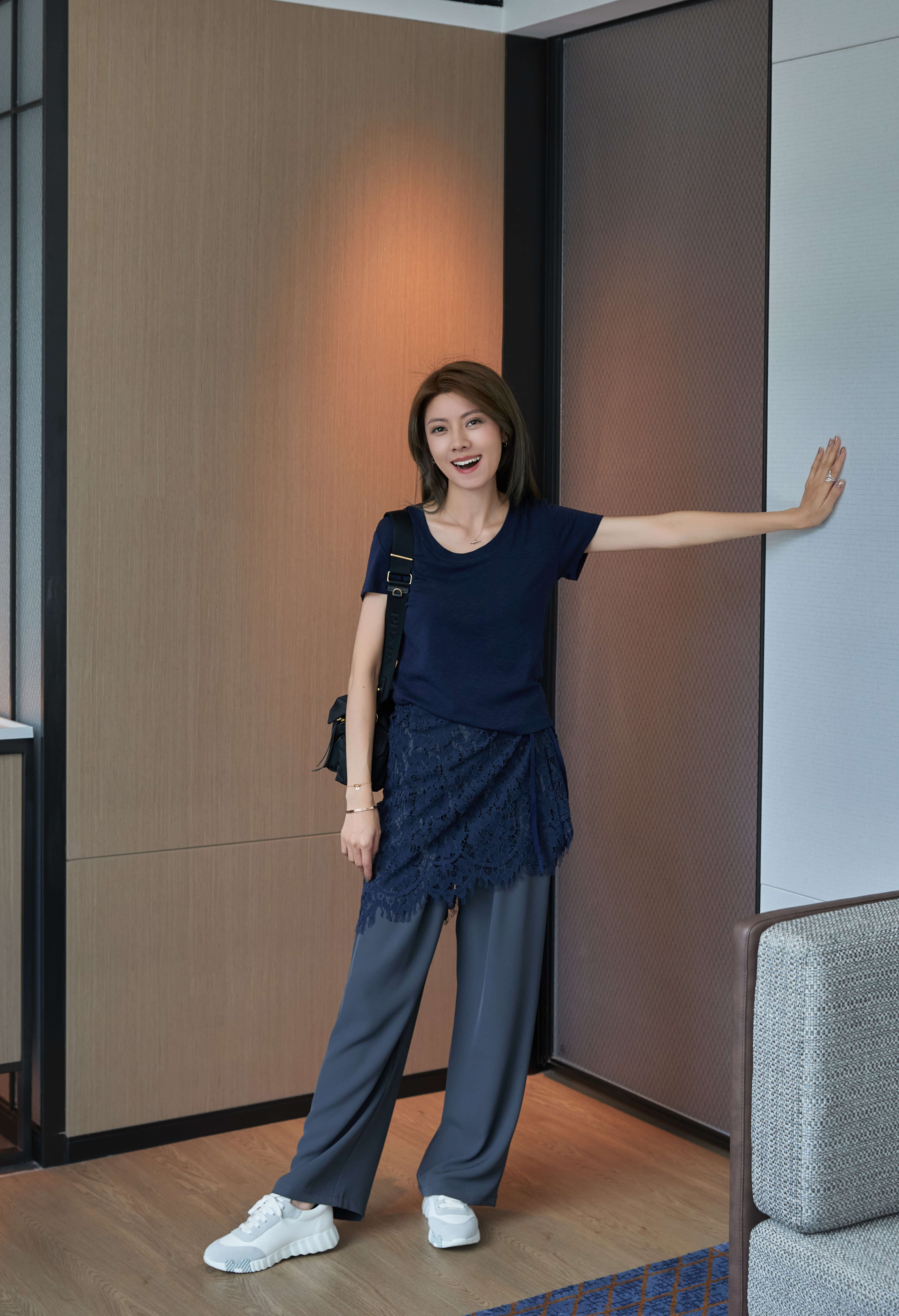 "Cool-To-Touch" Pleated Straight-Leg Pants_PT269L07